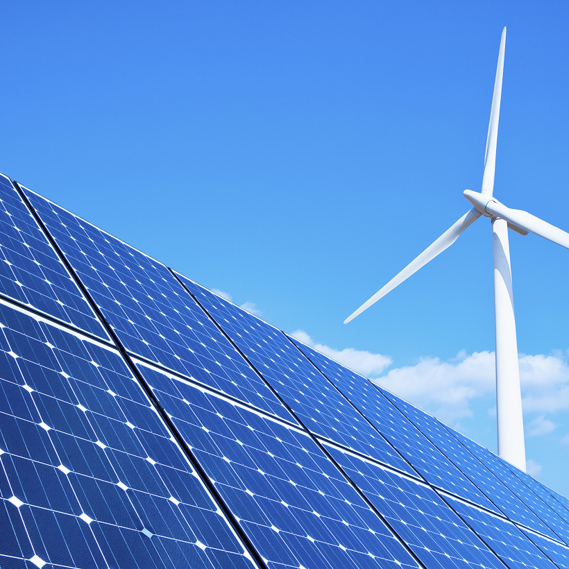 Renewable energy solar power plants